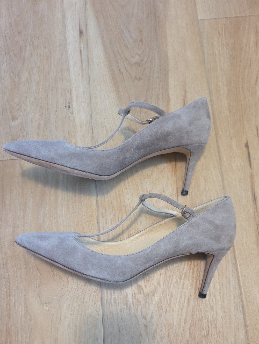 Jimmy Choo Dari Suede Tstrap Size 10 - Picture 5 of 6